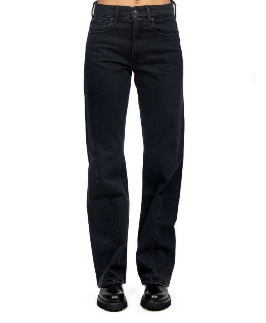 FCF---7 for all mankind---TWISTED TESS TROUSERBLACK.JPG